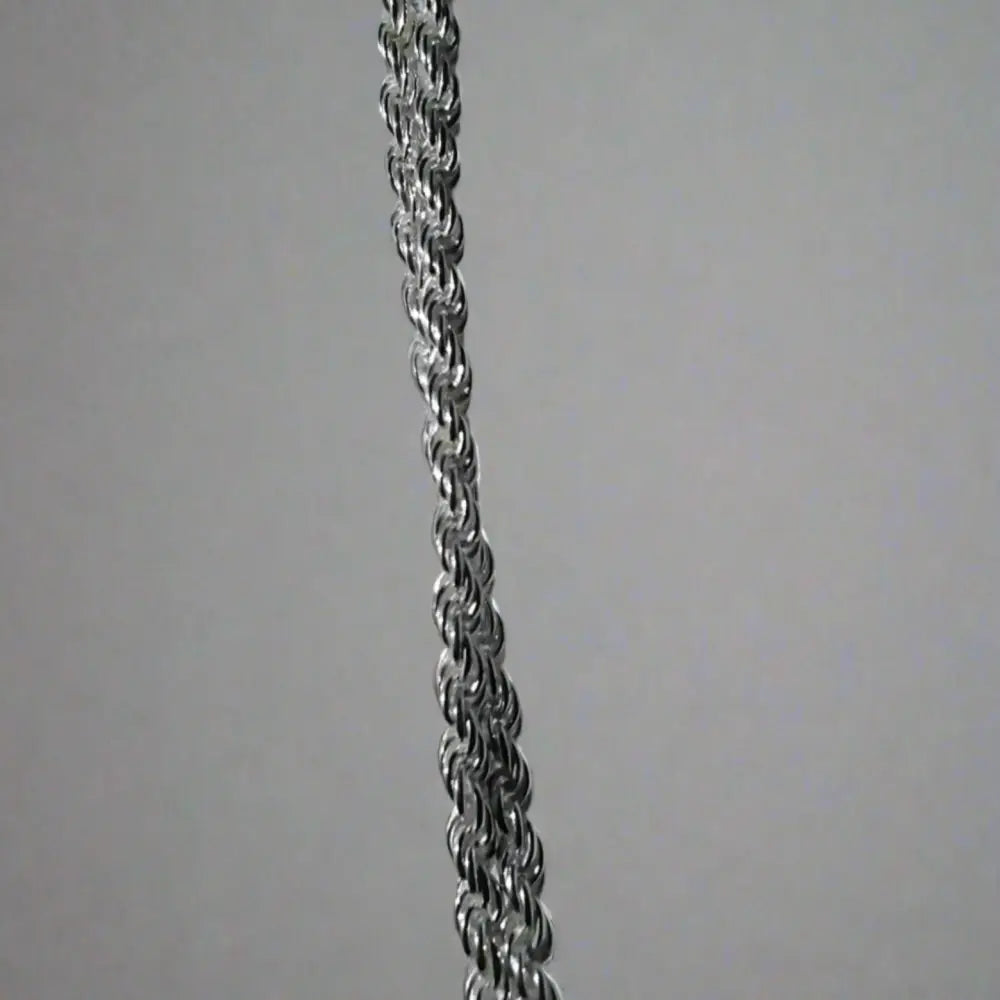 Silver rope chain jewelry featuring a radiant silver rope chain for daily elegance